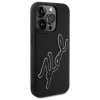 Karl Lagerfeld KLHCP15X3DRKSDLK iPhone   15 Pro Max 6.7 czarny/black hardcase 3D Rubber Signature